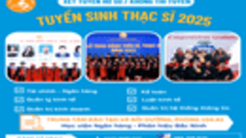 Tuyển sinh Thạc sĩ Học viện Ngân hàng năm 2025 - Đợt 1