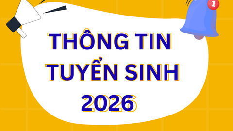 Thông tin tuyển sinh Đại học chính quy năm 2026