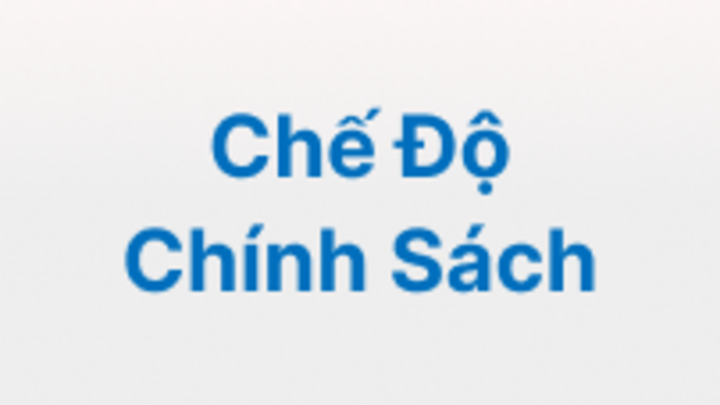 Chế độ chính sách